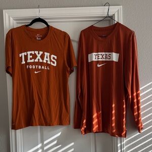 Nike Texas Football DriFit shirt bundle in Orange